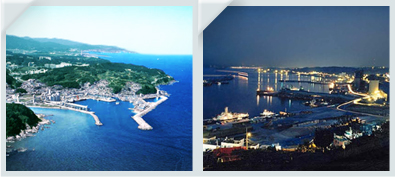 East Sea Info/Pic-Sea of Korea,Samcheok port & Mukho port Night view