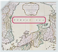East Sea Research/Map of Japanese Empire, Donne, 1794:
