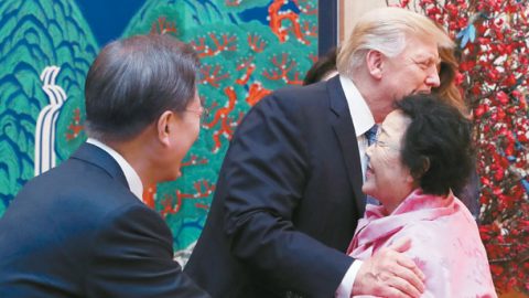 Trump meets with ‘comfort woman’ during state dinner